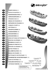 Sevylor TAHITI Gebruiksaanwijzing