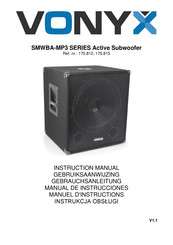 Vonyx SMWBA15MP3 Gebruiksaanwijzing