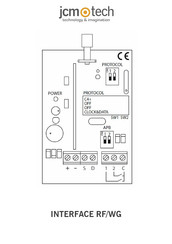 jcm-tech INTERFACE RF/WG Handleiding