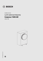 Bosch Compress 7400i AW 5 OR Installatie-Instructie