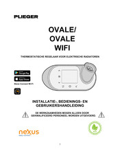 Plieger Nexus OVALE Installatie- En Gebruikershandleiding