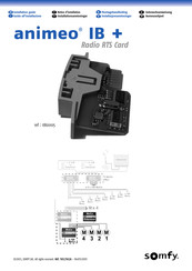 SOMFY animeo IB+ Montagehandleiding