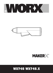 Worx MAKERX WX746 Handleiding