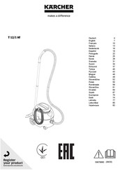 Kärcher T 12/1 Hf Handleiding