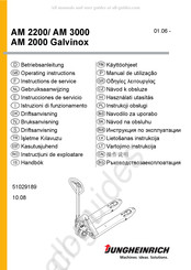 Jungheinrich AM 2200 Gebruiksaanwijzing