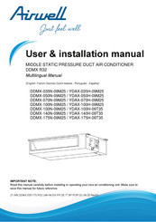 Airwell DDMX-070N-09M25 Gebruikershandleiding