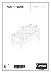 Jysk VADEHAVET 3680222 Handleiding