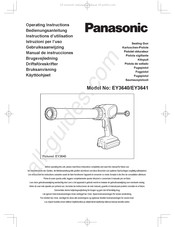 Panasonic EY3640 Gebruiksaanwijzing