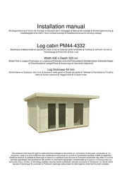 Palmako PM44-4332 Installatiegids