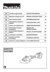 Makita GA038G Gebruiksaanwijzing