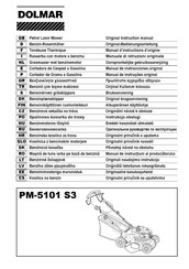 Dolmar PM-5101 S3 Oorspronkelijke Gebruiksaanwijzing