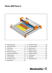 Weidmüller Plotter MCP Basic 2 Bedieningsinstructies