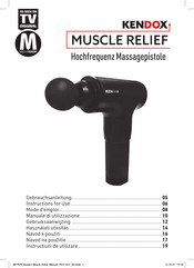 Kendox MUSCLE RELIEF Gebruiksaanwijzing