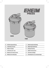 EHEIM 7000 Bedieningshandleiding