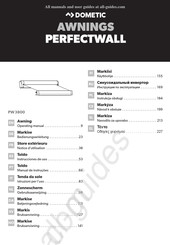 Dometic PERFECTWALL PW3800 Gebruiksaanwijzing
