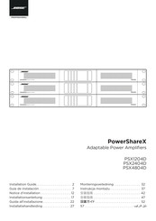 Bose Professional PowerShareX PSX4804D Installatiehandleiding