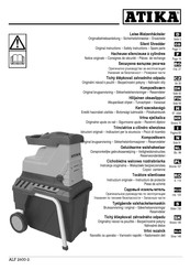 ATIKA ALF 2600-2 Oorspronkelijke Gebruiksaanwijzing