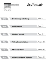 HumanTechnik visuTone.air Gebruiksaanwijzing