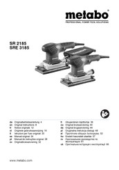 Metabo SRE 3185 Gebruiksaanwijzing