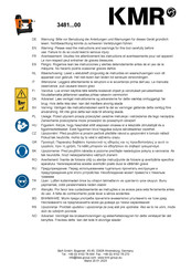 KMR 3481 00 Series Handleiding