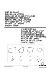 Honda HON-FRV-5-A Gebruikershandleiding