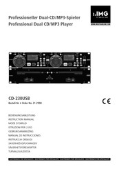 IMG STAGELINE CD-230USB Gebruiksaanwijzing