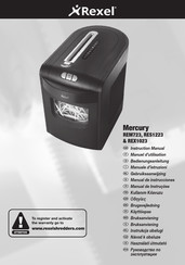 Rexel Mercury RES1223 Gebruiksaanwijzing