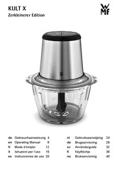 WMF Kult X Gebruiksaanwijzing