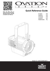 Chauvet Professional OVATION REVE F-3 Beknopte Handleiding