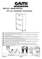 Gautier Gami MANCHESTER E13-044 Handleiding