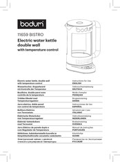 Bodum 11659 Bistro Gebruiksaanwijzing