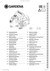 Gardena 3000/4 Gebruiksaanwijzing