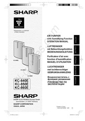 Sharp KC-860EKW Gebruiksaanwijzing