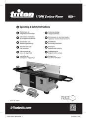 Triton TSPL 152 Bedienings- En Veiligheidsinstructies