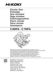 HIKOKI C 6MFA Gebruiksaanwijzing