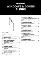 Dometic Rastrollo 3000 Montagehandleiding En Gebruiksaanwijzing
