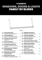 Dometic FR 400 Montagehandleiding En Gebruiksaanwijzing