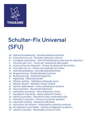 Thuasne Schulterfix Universal Gebruiksaanwijzing