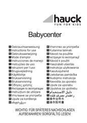 Hauck Babycenter Gebruiksaanwijzing