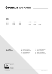 Pentair Jung Pumpen US 103 H Gebruikshandleiding