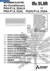 Mitsubishi Electric Mr. Slim PKH-P1.6GALH Installatiehandleiding