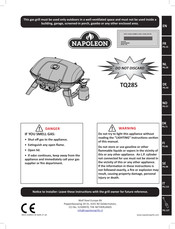 Napoleon TQ285 Handleiding