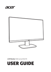 Acer KG251Q Snelstartgids