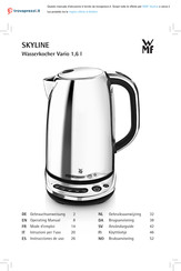 WMF SKYLINE Vario Gebruiksaanwijzing