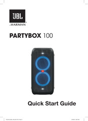 Harman JBL PARTYBOX 100 Snelstartgids