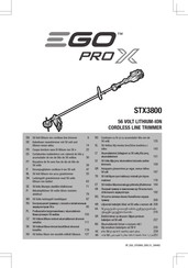 EGO PRO X STX3800 Handleiding