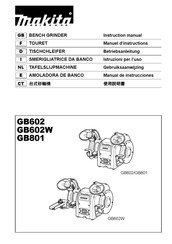 Makita GB602W Gebruiksaanwijzing