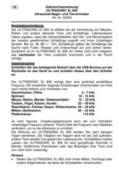 Isotronic ULTRASONIC XL 800 Gebruikshandleiding