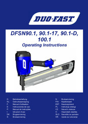 DUO-FAST DFSN100.1 Gebruiksaanwijzing