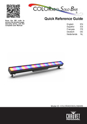 Chauvet Professional COLORADO SOLO BAR 6 Beknopte Handleiding